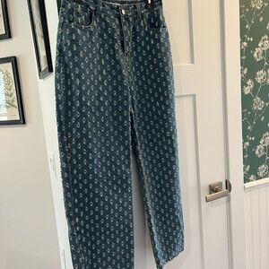 Cider Dark Blue Jeans with Micro Holes